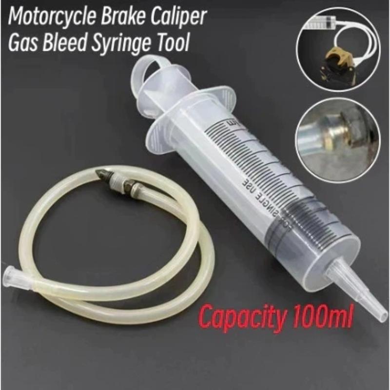 Brake Bleeder Kit - 100ml Universal Motorcycle Brake Caliper Gas