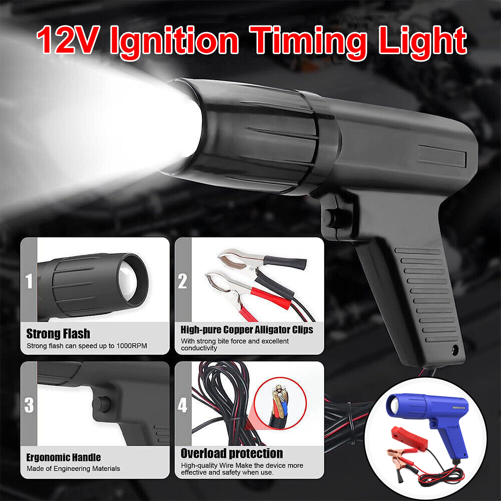 Timing Light Gun - 12V Car Ignition Timing Light Induction