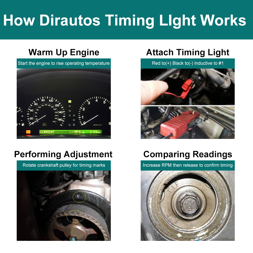 New Ignition Timing Gun Induct - Timing Light Gun review and price