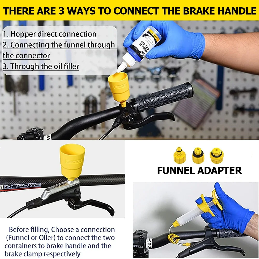 Bicycle Brake Mineral Oil ，Bic - Brake Bleeder Kit review and price