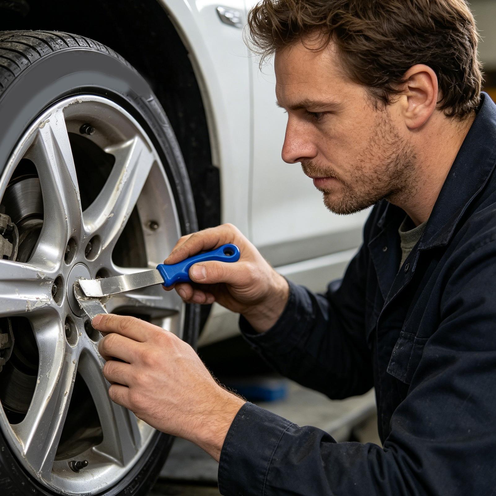Metal Scraper Wheel Balancing  - Tire Balance Machine review and price
